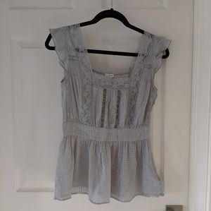 Odille Anthropologie silk blouse